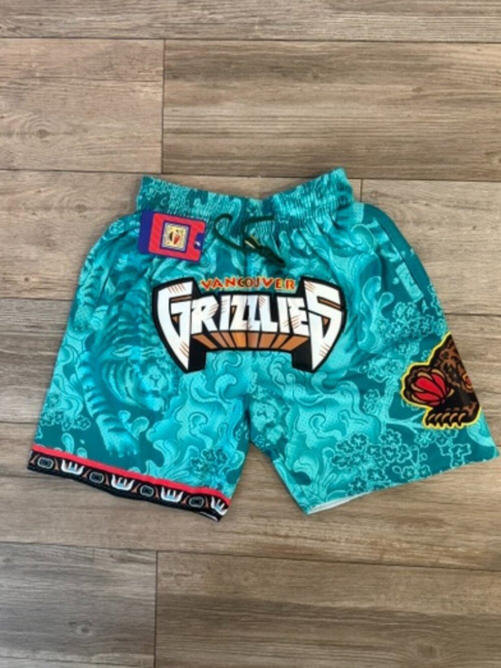 Just Don x Vancouver Grizzlies/ Hardwood Classics basketball shorts